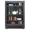 152 CAN BUILT-IN BLACK STAINLESS BEVERAGE COOLER