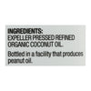 Spectrum Naturals Organic Refined Coconut Oil - Case of 12 - 14 Fl oz.