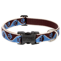 Lupine Pet Original Designs Multicolor Muddy Paws Nylon Dog Adjustable Collar