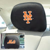 MLB - New York Mets Embroidered Head Rest Cover Set - 2 Pieces