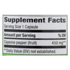 Nature's Way - Cayenne and Pepper - 450 mg - 100 Capsules