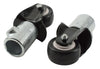 Steel Tek 678-614 2 Galvanized Directional Coupling Casters For 3/4 Steeltek Pipe 2 Count