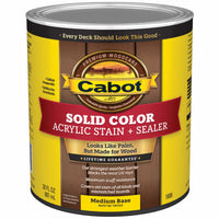 Medium Base Acrylic Decking Stain, Qt.