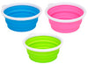 Petmate Assorted Collapsible Silicone 1 cups Pet Bowl For All Pets