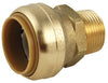 Shark Bite U118LFA 3/8" X 1/2" Brass MNPT Reducing Push Male Connector