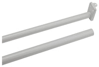 Closet Rod, White, 48-72-In.