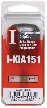 Hy-Ko  Sidewinder  Transponder Key  Automotive  Chipkey  Single sided For Kia