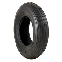 Wheelbarrow Tire, Ribbed Tread, Pneumatic, 4.80-8