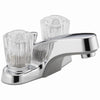 Peerless Chrome Bathroom Faucet 4 in.