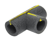 Frost King Self Sealing 1 in. X 4-3/4 in. L Foam Tee Pipe Insulation