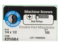 Hillman Stainless Steel Machine Screws