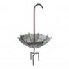 Alpine Gray Iron 36 in. H Upside Down Umbrella Outdoor Garden Stake