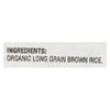 Lundberg Family Farms Organic Long Grain Brown Rice - Single Bulk Item - 25LB