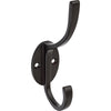 National Oil Rubbed Bronze Brown Zinc Modern Coat/Hat Hook 1 pk