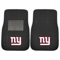 NFL - New York Giants Embroidered Car Mat Set - 2 Pieces