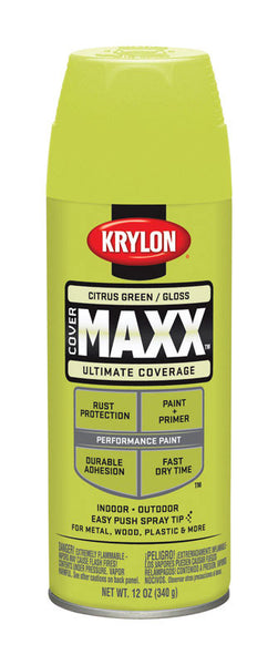 Krylon Metallic Gold Fusion All-In-One Spray Paint & Primer - 12 oz