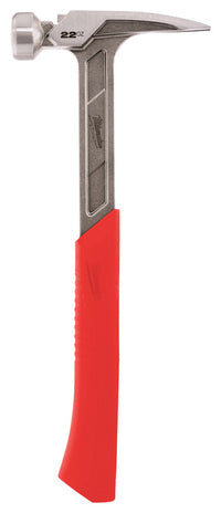 Milwaukee  22 oz. Smooth Face  Framing Hammer  Steel Handle