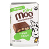 Mini Moo Organic Milk Chocolate With Rice Crisps Bar  - Case of 14 - .07 OZ