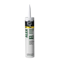 DAP Alex White Acrylic Latex Caulk 10.1 oz. (Pack of 12)