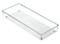 Interdesign 52660 6" X 15" X 2" Clear Drawer Organizer (Pack of 6)