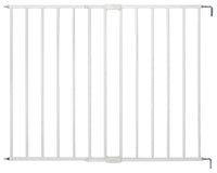 Stairway Swing & Lock Gate, White Metal, 24.5 x 42 x 30-In.