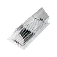 Deflect-O Clear Plastic Magnetic Air Conditioning Deflector 4-1/4 H x 14 W in. for Floor Registers