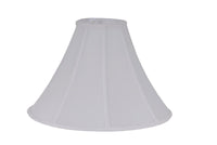 Living Accents Bell Ivory Silk Bell Silk Shade 1 pk (Pack of 3)