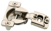 Cabinet Hinge, Nickel Over Base Plate, .5-In.