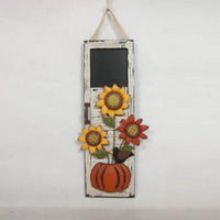 Celebrations  Harvest Shutter Wall Hanging  Fall Decoration  9-7/16 in. H x 21.93 in. W 1 pk