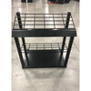 VULCAN INDUSTRIES  23.13 in. H x 12.38 in. W x 19.38 in. L Black  Level  Display Rack  Metal