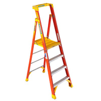 Werner 4 ft. H Fiberglass Podium Platform Ladder Type IA 300 lb. capacity