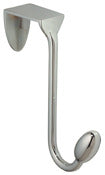 InterDesign 76400 6.3" X 1" X 3.8" Chrome Orbinni Single Over The Door Hook