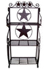 De Leon Collections Metal Star 3 Tier Bakers Rack