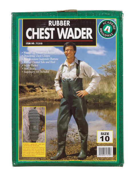 Rubber hot sale chest waders