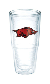 Tervis  24 oz. Arkansas Razorbacks  Tumbler  Clear