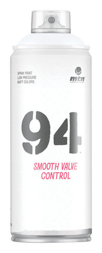 MTN 94 Matte White Spray Paint 11 oz (Pack of 6).