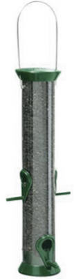 15-Inch Forest Green Mixed Seed Feeder