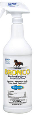 Farnam  Bronco Equine Fly Spray  Insect Killer  32 oz.