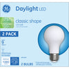 GE A21 E26 (Medium) LED Bulb Daylight 75 Watt Equivalence 2 pk