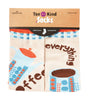 Hallmark Coffee is Everything Crew Socks Cotton 1 pk (Pack of 2)