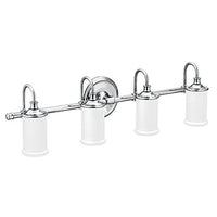 CHROME FOUR GLOBE BATH LIGHT