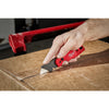 Milwaukee Fastback 7-1/4 in. Press and Flip Folding Utility Knife Red 1 pc