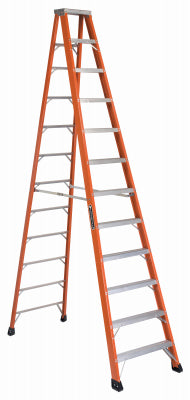 12-Ft. Heavy Duty Step Ladder, Fiberglass, Type IAA, 375-Lb. Duty Rating