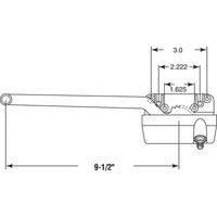 Prime-Line Single Arm Operator With Crank