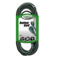 Southwire Outdoor 20 ft. L Green Extension Cord 16/3 SJTW